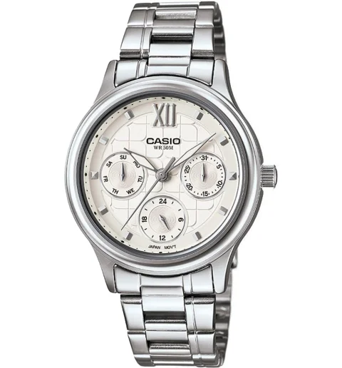 Женские металлические часы Casio Collection LTP-E306D-7A