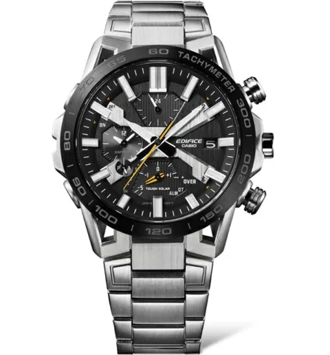 Casio EDIFICE EQB-2000DB-1A с электронными стрелками