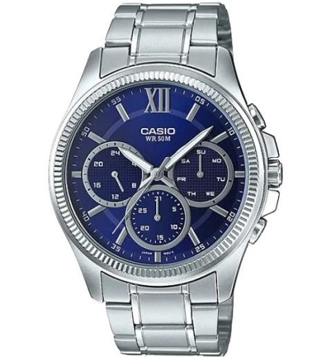 Мужские Casio Collection MTP-E315D-2A со стальным браслетом