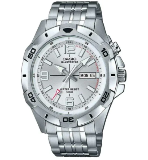 Мужские кварцевые часы Casio Collection MTD-1082D-7A с арабскими цифрами