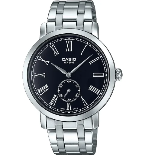 Мужские Casio Collection MTP-E150D-1B со стальным браслетом