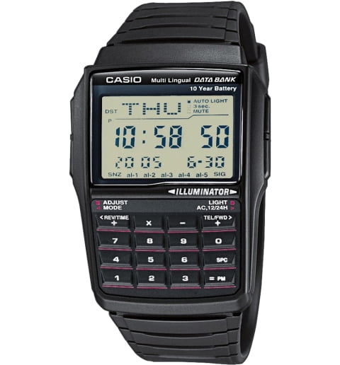 Часы Casio DATA BANK DBC-32-1A с калькулятором