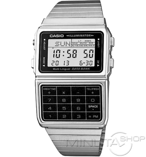 Часы Casio DATA BANK DBC-611E-1E с калькулятором