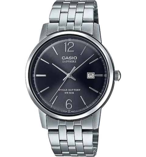 Часы Casio Collection MTS-110D-1A с сапфировым стеклом