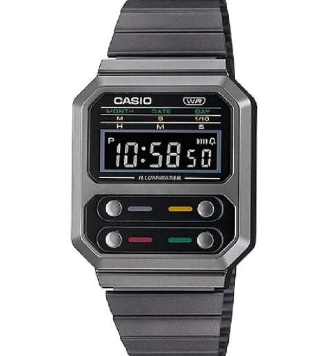 Прямоугольные часы Casio Collection A-100WEGG-1A