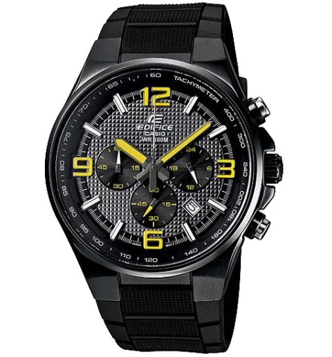 Мужские кварцевые часы Casio EDIFICE EFR-515PB-1A9 с арабскими цифрами