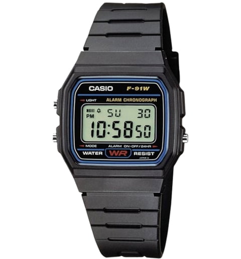 Дешевые часы Casio Collection F-91W-1Y
