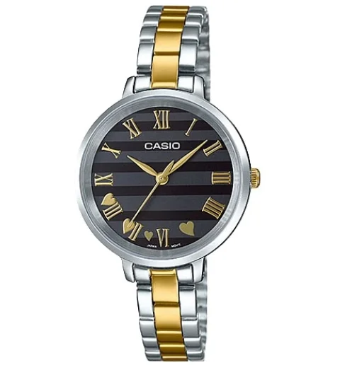Женские Casio Collection LTP-E160SG-1A с римскими цифрами