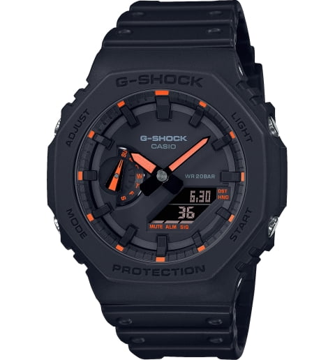 Часы Casio G-Shock GA-2100-1A4 с водонепроницаемостью WR20Bar