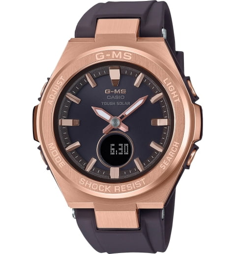 Часы Casio Baby-G MSG-S200G-5A с каучуковым браслетом