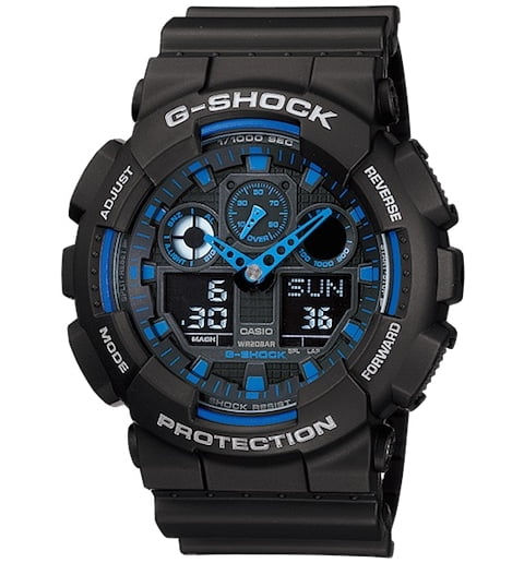 Часы Casio G-Shock GA-100-1A2 для туризма