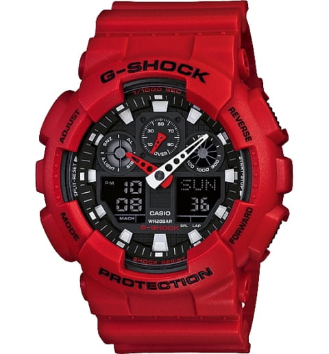 Часы Casio G-Shock GA-100B-4A с будильником