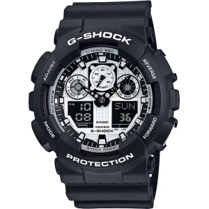 Casio G-Shock GA-100BW-1A - фото 1