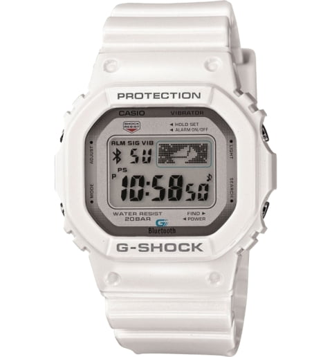 Белые часы Casio G-Shock GB-5600AA-7E