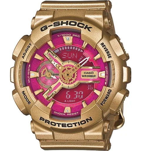 Мужские спортивные кварцевые Casio G-Shock GMA-S110GD-4A1