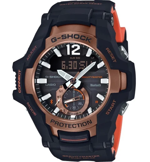 Часы Casio G-Shock GR-B100-1A4 на солнечной атарее