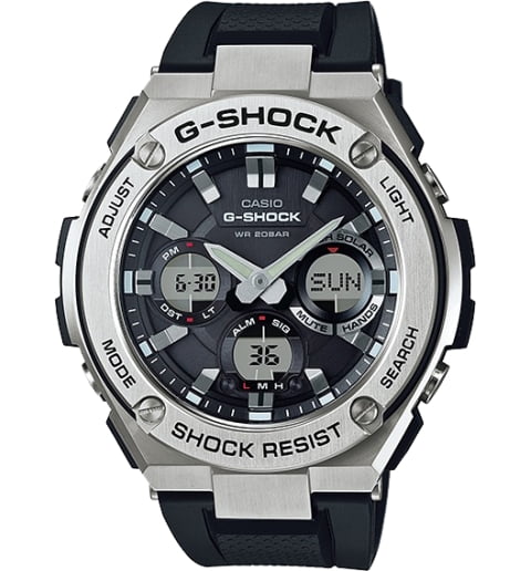 Часы Casio G-Shock GST-S110-1A на солнечной атарее