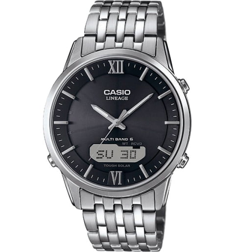 Часы Casio Lineage LCW-M180D-1A с черным циферблатом