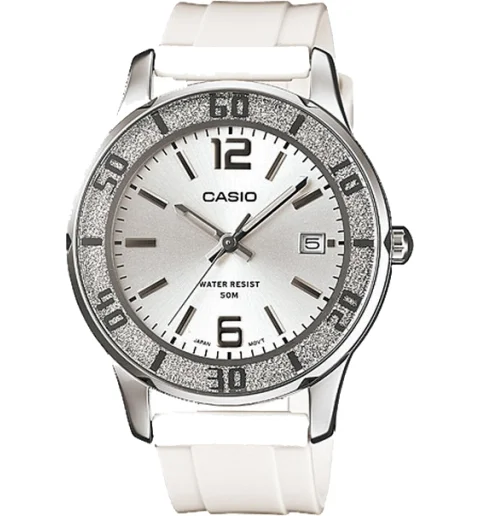 Женские Casio Collection LTP-1359-7A с каучуковым ремешком