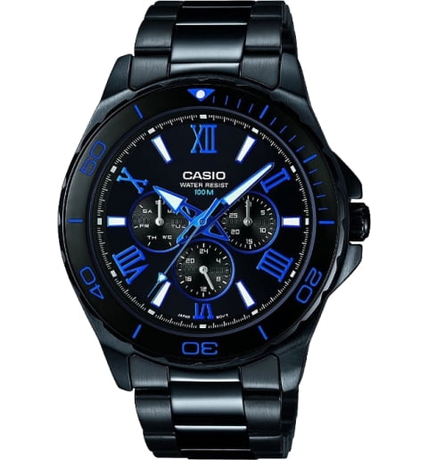 Стальные часы Casio Collection MTD-1075BK-1A2