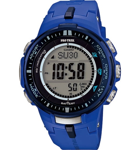 Часы Casio PRO TREK PRW-3000-2B с барометром