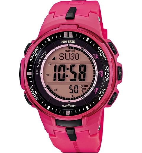 Часы Casio PRO TREK PRW-3000-4B с барометром
