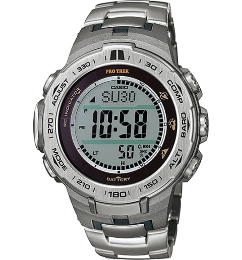 Часы Casio PRO TREK PRW-3100T-7E с титановым браслетом