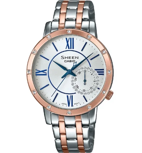 Женские Casio SHEEN SHE-3046SGP-7B с римскими цифрами