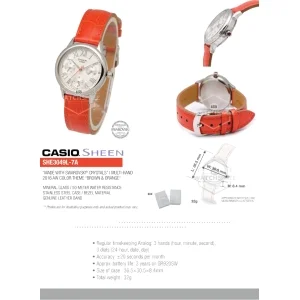 Casio SHEEN SHE-3049L-7A - фото 2