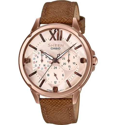 Женские Casio SHEEN SHE-3056PGL-7A с римскими цифрами