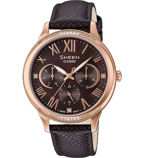 Женские Casio SHEEN SHE-3058PGL-5A с римскими цифрами