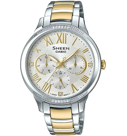 Женские металлические часы Casio SHEEN SHE-3058SG-7A