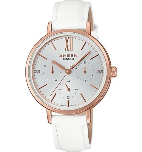 Женские Casio SHEEN SHE-3064PGL-7A с римскими цифрами