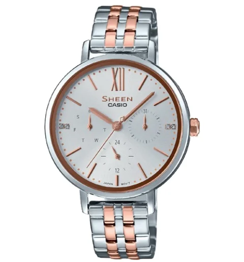 Женские Casio SHEEN SHE-3064SPG-7A с римскими цифрами