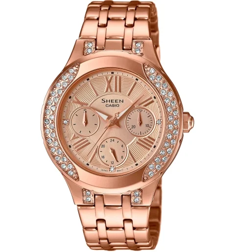 Женские металлические часы Casio SHEEN SHE-3809PG-9A