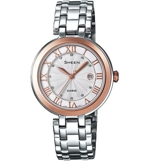 Женские Casio SHEEN SHE-4033SG-7A с римскими цифрами