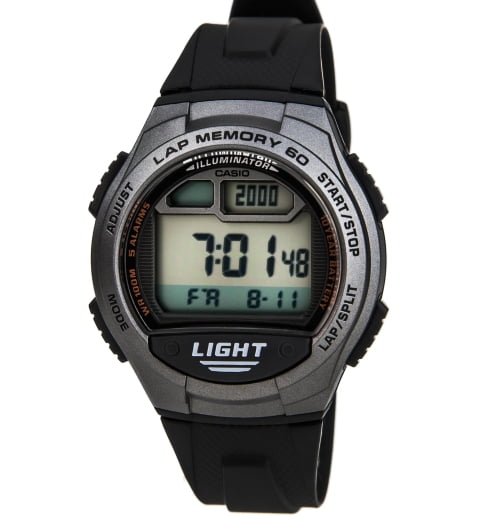 Часы Casio Sport W-734-1A с будильником