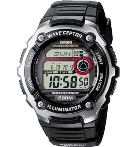 Часы Casio WAVE CEPTOR WV-200E-1A с радиосинхронизацией