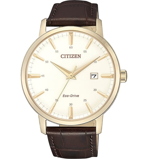 Citizen BM7463-12A с кожаным браслетом