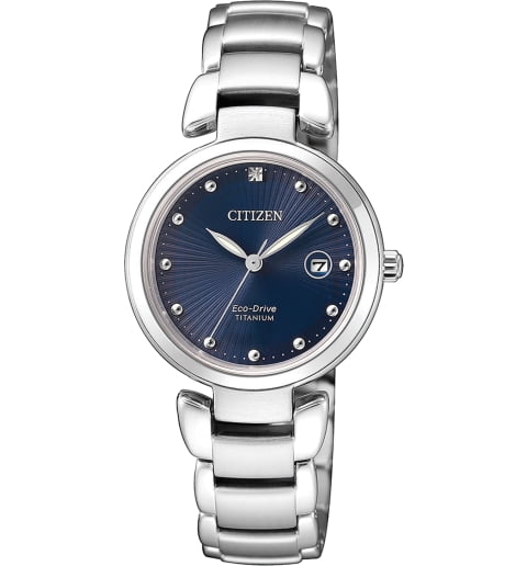 Часы Citizen EW2500-88L с титановым браслетом