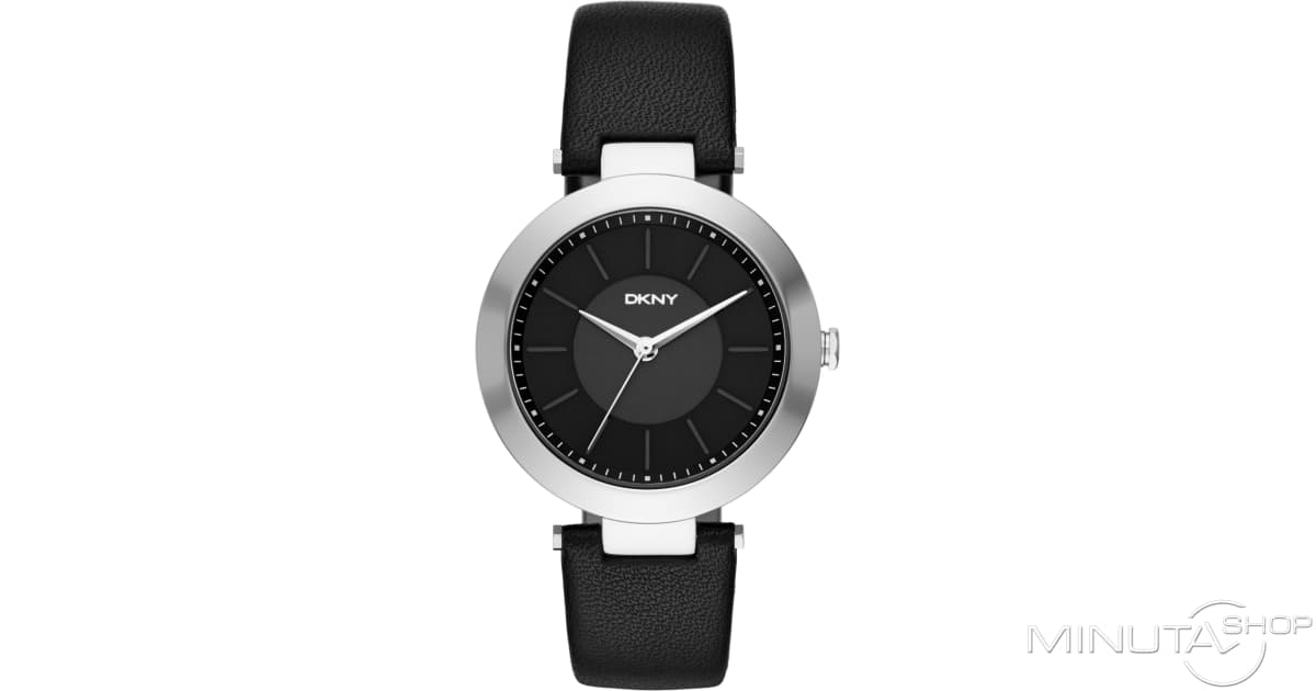 dkny leather strap watch ladies