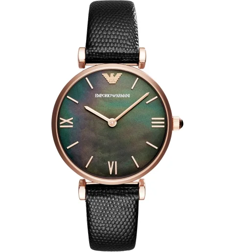 Женские Emporio Armani AR11060 с кожанным браслетом