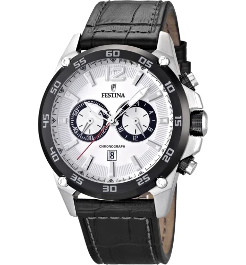 Festina F16673/1 с кожаным браслетом