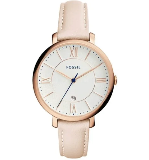 Женские Fossil ES4202 с кожанным браслетом