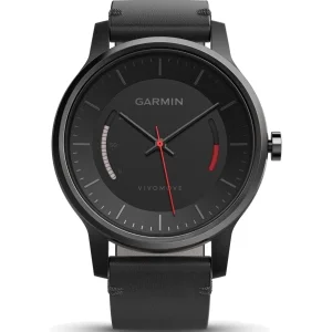 Garmin Vivomove Classic черные c кожаным ремешком (010-01597-10) - фото 1