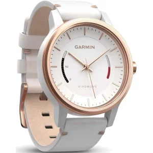 Garmin Vivomove Classic розово-золотистые c кожаным ремешком (010-01597-11) - фото 2