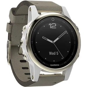 Garmin Fenix 5S Sapphire Champagne Leather (010-01685-13) - фото 3
