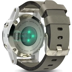 Garmin Fenix 5S Sapphire Champagne Leather (010-01685-13) - фото 2