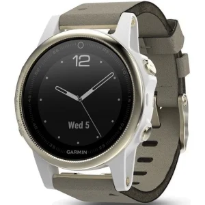 Garmin Fenix 5S Sapphire Champagne Leather (010-01685-13) - фото 4