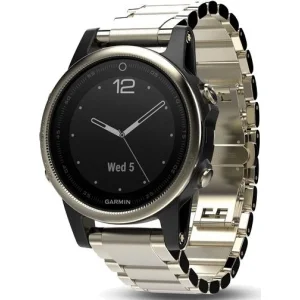 Garmin Fenix 5S Sapphire Champagne с металлическим браслетом (010-01685-15) - фото 3
